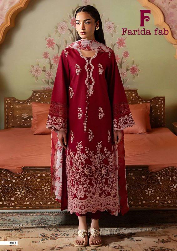 Farida fab firdous queen vol-18 wholesale salwar suit market in kolkata